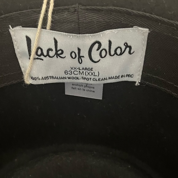 NWT Lack of Color Black Fedora in style “The Phoenix”. - Picture 15 of 15